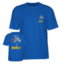 Powell T-Shirt Youth Skateboard Skeleton Ss Royal