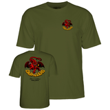 Powell T-Shirt Cab Dragon Ii Ss Military Green