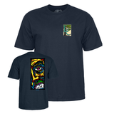 Powell T-Shirt Lance Conklin Face Ss Navy