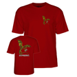 Powell T-Shirt Dragons Logo Ss Garnet