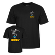 Powell T-Shirt Skateboard Skeleton Ss Ii Black