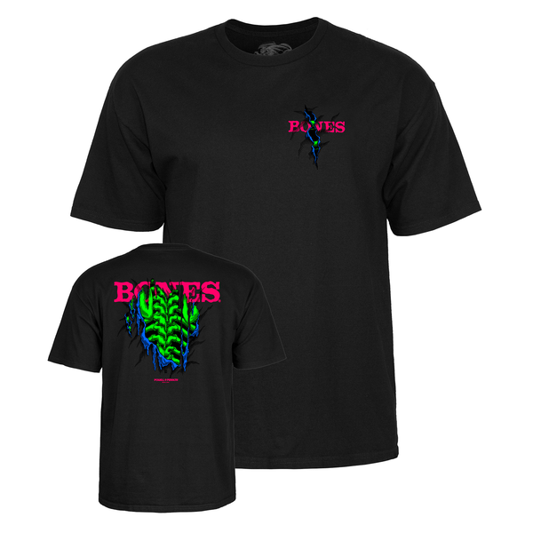 Powell T-Shirt Shred Ss Blacklight
