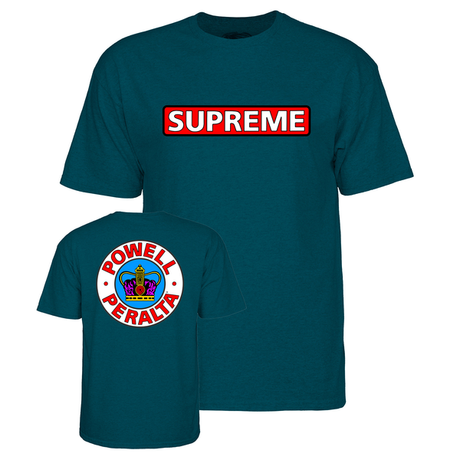 Powell T-Shirt Supreme Ss Midnight Teal
