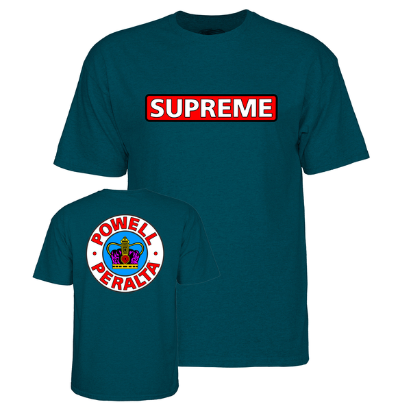 Powell T-Shirt Supreme Ss Midnight Teal