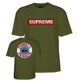 Powell T-Shirt Supreme Ss Military Green Ii