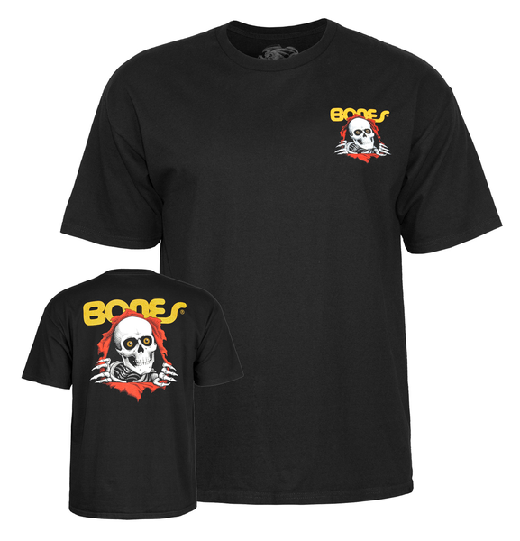 Powell T-Shirt Youth Ripper Ss Black