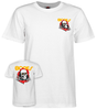 Powell T-Shirt Youth Ripper Ss White