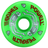 Powell Wheels (Jeu De 4) 64Mm G Bones Green 97A