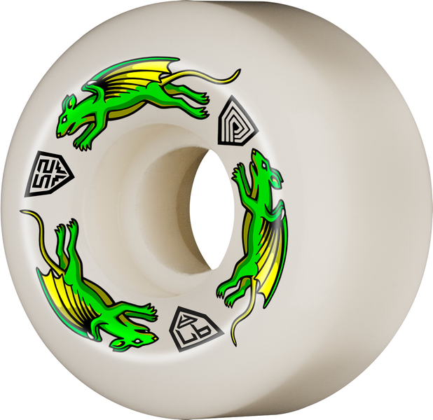 Powell Wheels (Jeu De 4) Dragon 52Mm X 30Mm 97A Rat