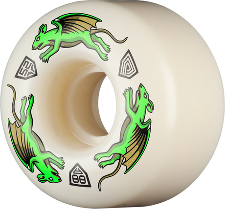 Powell Wheels (Jeu De 4) Dragon 52Mm X 34Mm 88A V4 Nano Rat