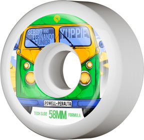 Powell Wheels (Jeu De 4) 58Mm 104A Yuppie Tech Slide