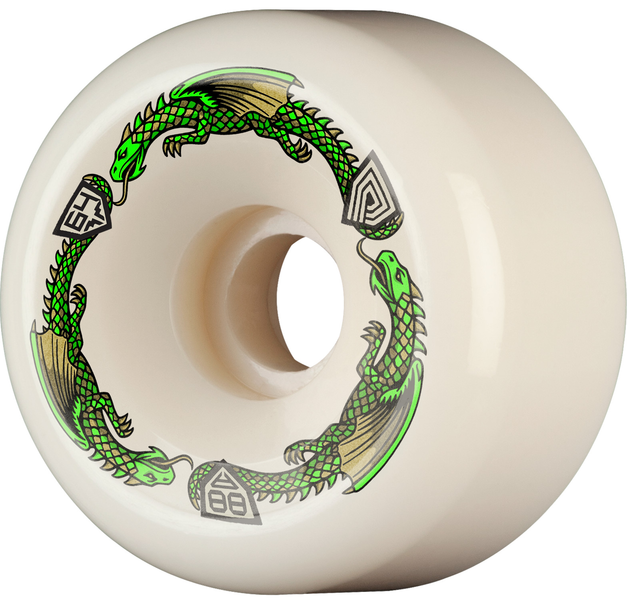 Powell Wheels (Jeu De 4) Dragon 64Mm X 40Mm 88A Green