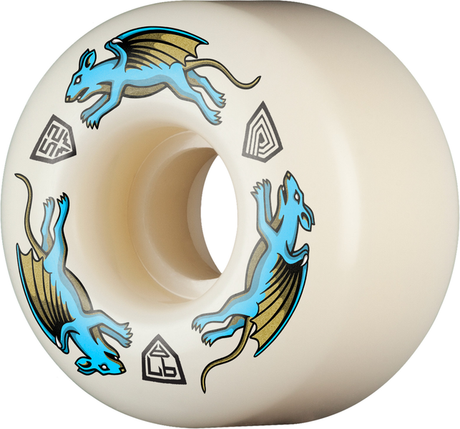 Roues de skate Powell Peralta 52 mm Dragon X 97A Nano Rat Blu