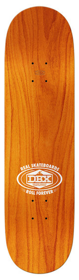 Planche de skateboard Real Team Classic Oval Dbx Full Grn 8,5"
