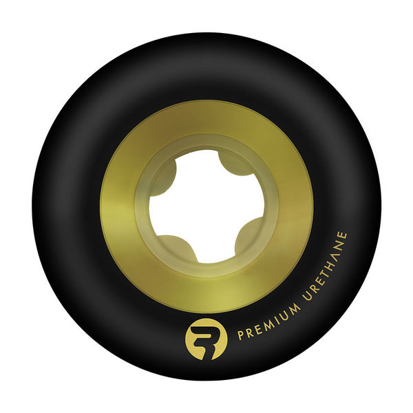Ricta Wheels (Jeu De 4) 53Mm Chrome Core Black Gold 99A