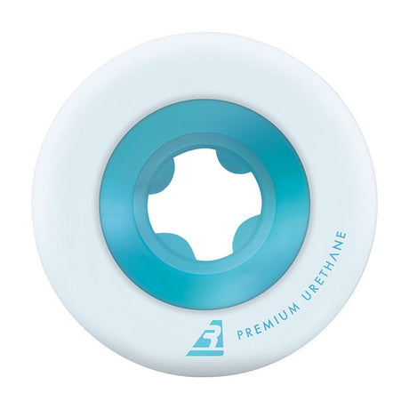 Ricta Wheels (Jeu De 4) 53Mm Chrome Core White Teal 99A