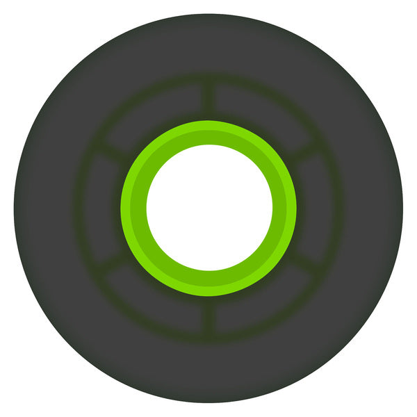 Ricta Wheels (Jeu De 4) 55Mm Clouds Transparent Blk Grn 78A