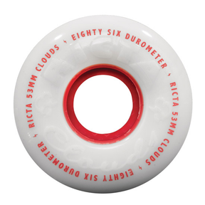 Ricta Wheels (Jeu De 4) 53Mm Clouds Red 86A