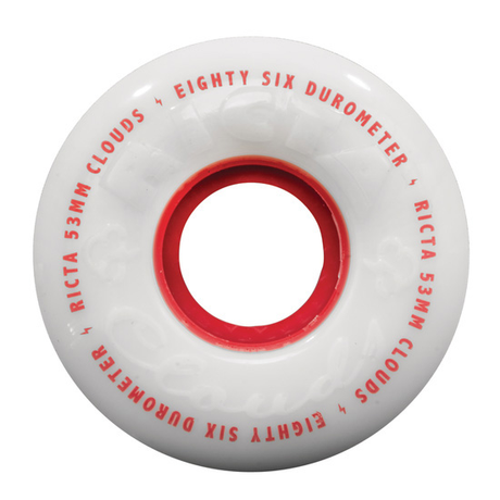 Ricta Wheels (Jeu De 4) 53Mm Clouds Red 86A
