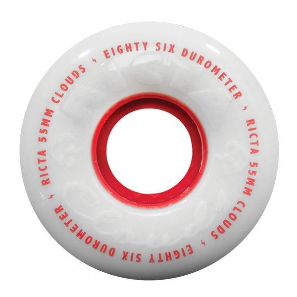 Ricta Wheels (Jeu De 4) 55Mm Clouds Red 86A