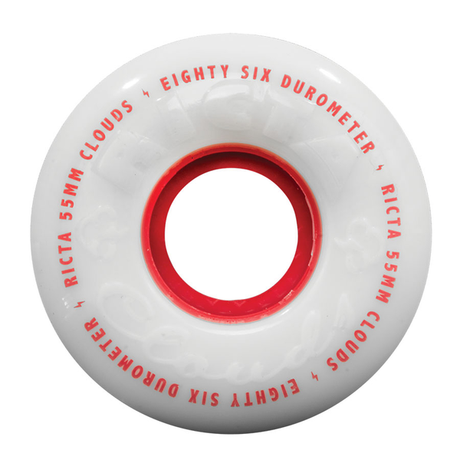 Ricta Wheels (Jeu De 4) 55Mm Clouds Red 86A