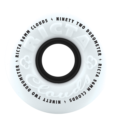 Ricta Wheels (Jeu De 4) 56Mm Clouds 92A Black 92A