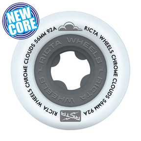 Ricta Wheels (Jeu De 4) 56Mm Clouds Chrome Black 92A