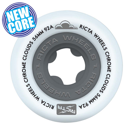Ricta Wheels (Jeu De 4) 56Mm Clouds Chrome Black 92A