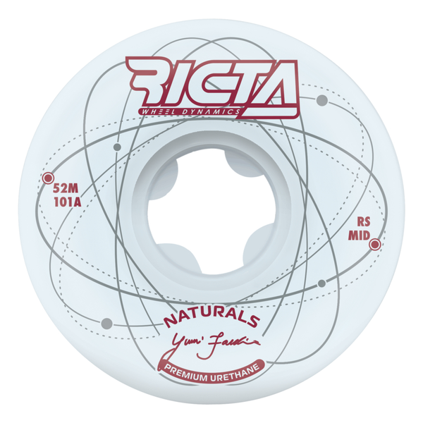 Ricta Wheels (Jeu De 4) 52Mm Facchini Orbital Naturals 101A