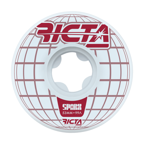 Ricta Wheels (Jeu De 4) 53Mm Mainframe Sparx White 99A