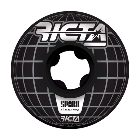 Ricta Wheels (Jeu De 4) 53Mm Mainframe Sparx Black 99A