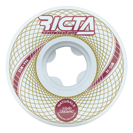 Ricta Wheels (Jeu De 4) 51Mm Desarmo Vortex Nat Slim 99A