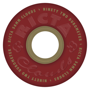 Ricta Wheels (Jeu De 4) 56Mm Clouds Maroon Gold 92A