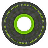 Ricta Wheels (Jeu De 4) 55Mm Clouds Transparent Blk Grn 78A