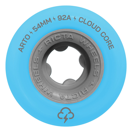 Roues de skate Ricta 54 mm Saari Clouds Light Blue 92A