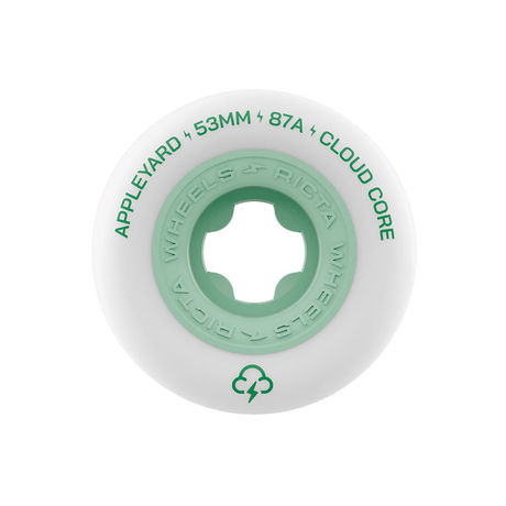 Roues de skate Ricta 53 mm Clouds Appleyard White Sea 87A