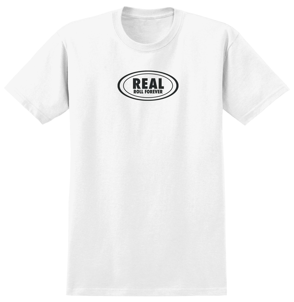 Real T-Shirt Roll Forever Ss White