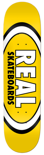 Planche de skateboard Real Team Classic Oval Yellow 8,06"