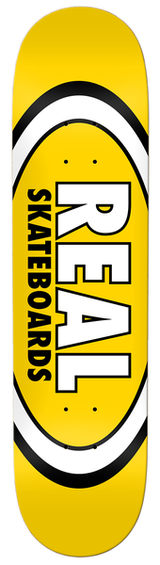 Planche de skateboard Real Team Classic Oval Yellow 8,06"