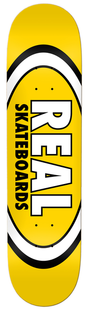 Planche de skateboard Real Team Classic Oval Yellow 8,06"