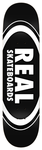 Planche de skateboard Real Team Classic Oval Black 8,25"