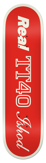 Planche de skateboard Real Shape Code Ishod Twin Tail Red 8,5"