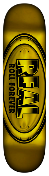 Planche de skateboard Real Team Classic Oval Dbx Full Ylw 8,38"