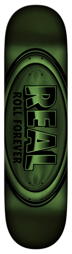 Planche de skateboard Real Team Classic Oval Dbx Full Grn 8,5"