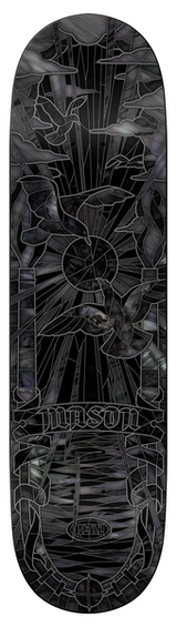 Planche de skateboard Real Cathedral Mason Black Sunday 8,25"