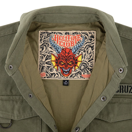 Santa Cruz Jacket St Crawl Utility Ls Army