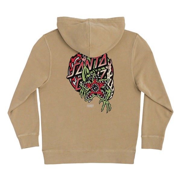 Santa Cruz Sweat St Demogorgon Dot Hood Pigment Sand Youth