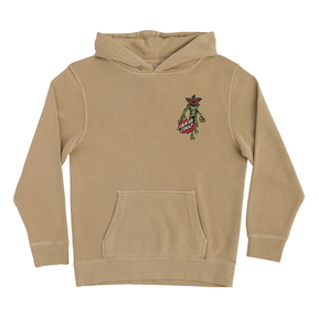 Santa Cruz Sweat St Demogorgon Dot Hood Pigment Sand Youth