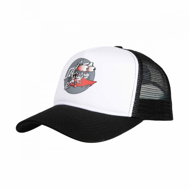 Casquette Santa Cruz Meek Slashed Dot Meshback Black / White