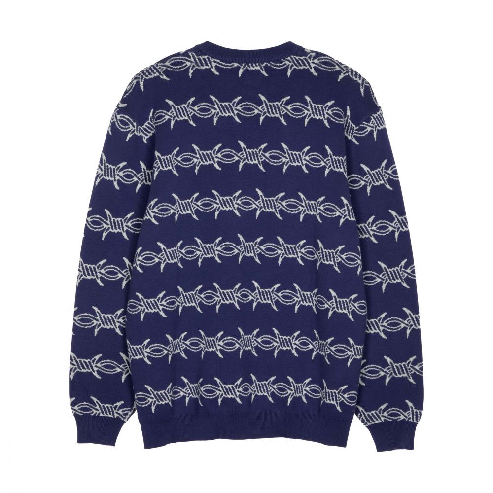 Sweat col rond Santa Cruz Wired Knit Midnight Blue